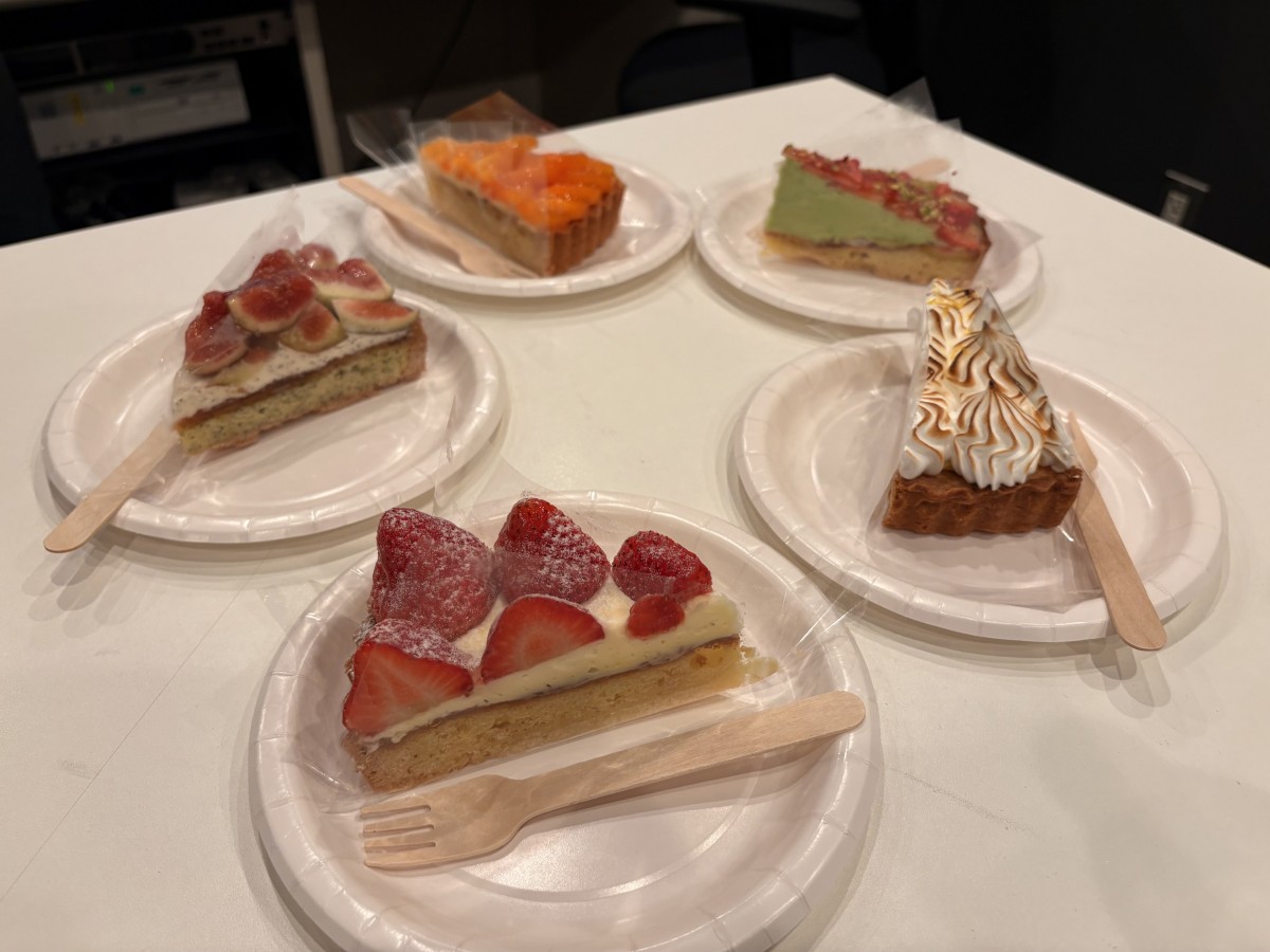 いちごのタルトをいただきました。
