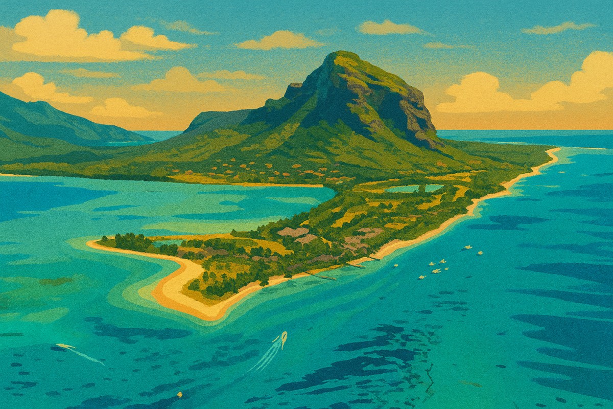 モーリシャスの島