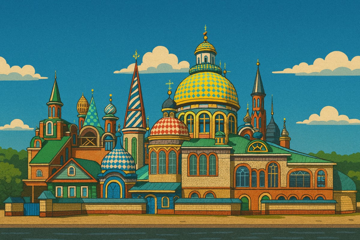 &lt;b&gt;全宗教の寺院（イメージ）&lt;/b&gt;