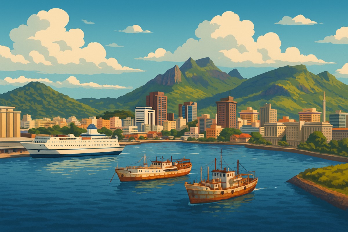 ポートルイスの街並み