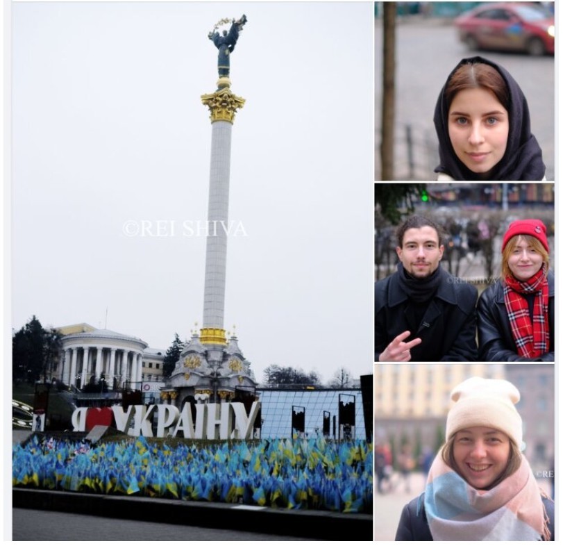 ウクライナ首都キーウ、筆者のインタビューに応じてくれた人々