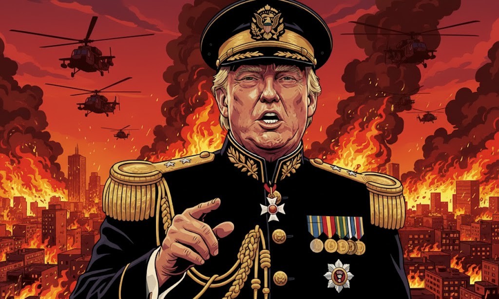 「独裁者トランプ」のイメージ　米国議会の承認も無しに、独断専行で行ったベネズエラ攻撃は国連憲章違反　