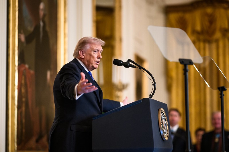 トランプ大統領。ホワイトハウス公式写真(White House Flickr)より。