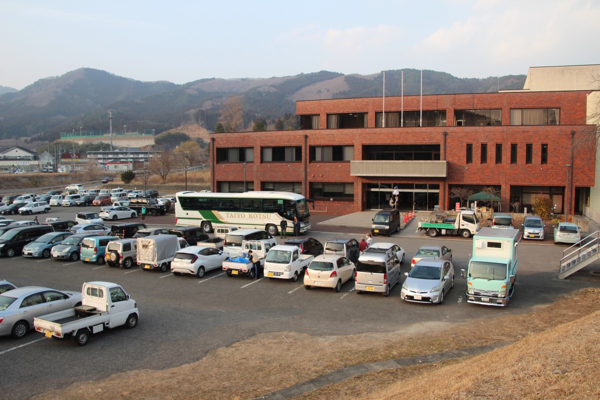 避難所になった三陸公民館（撮影：渋井哲也、25年3月2日）