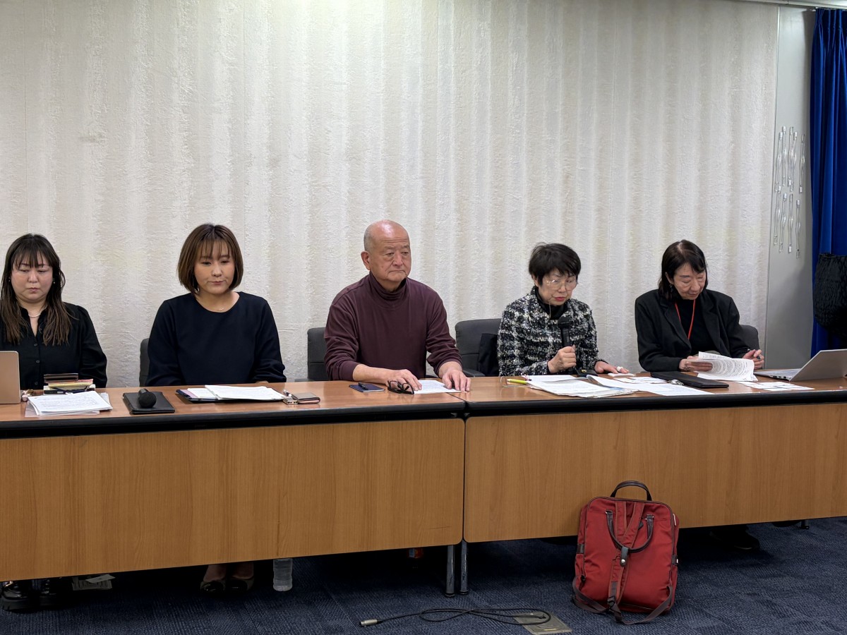 過労死、過労自殺の遺族らが厚生労働記者会で会見（撮影：渋井哲也）