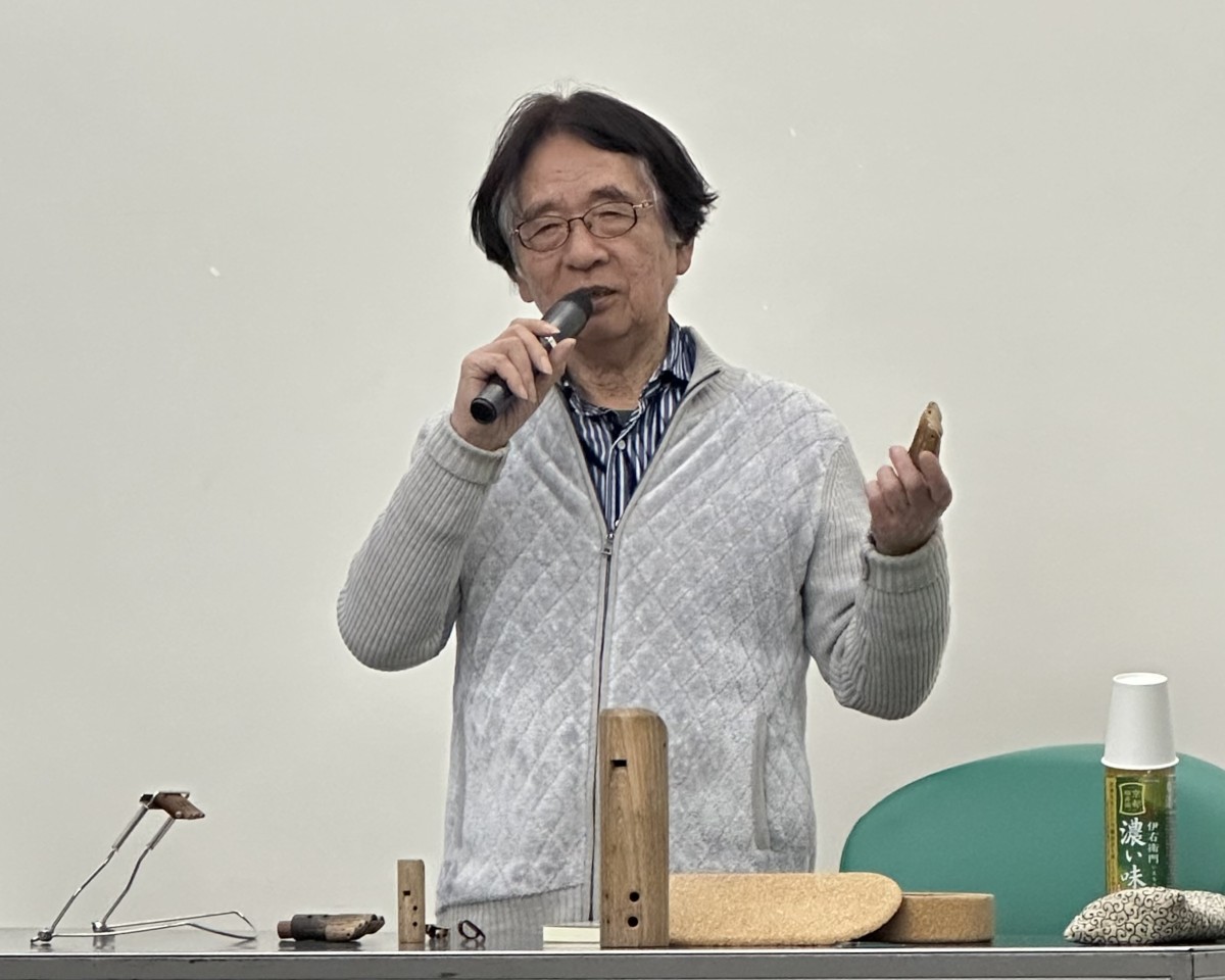 黒坂正文さん（コカリナ奏者、黒坂黒太郎さん）によるご講話