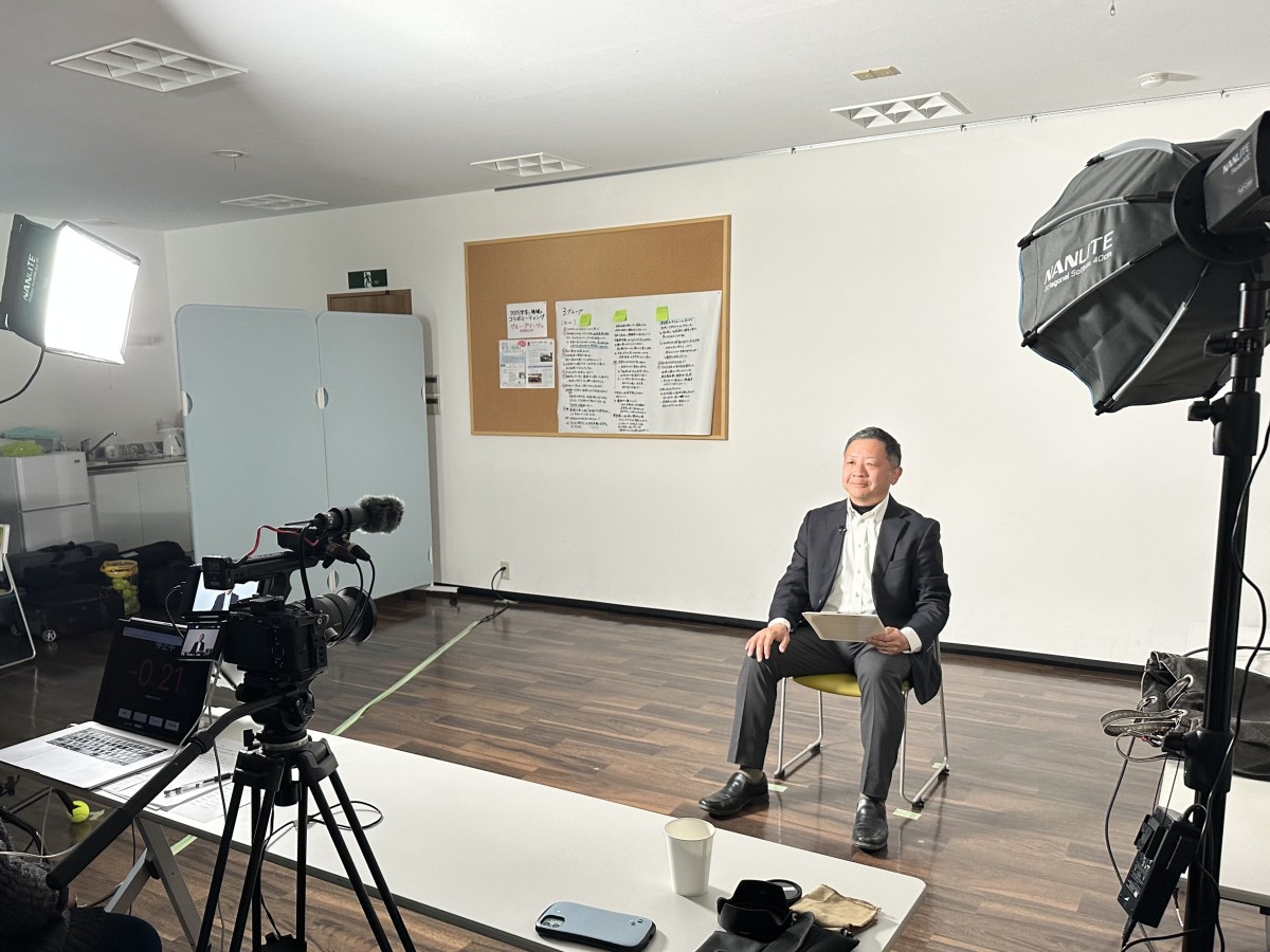 まちかどキャンパス上田での動画収録