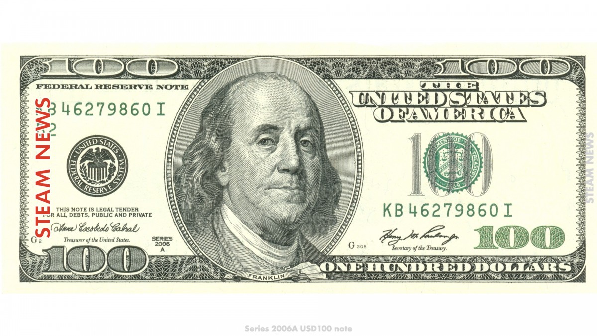 2006Aシリーズ100米ドル札