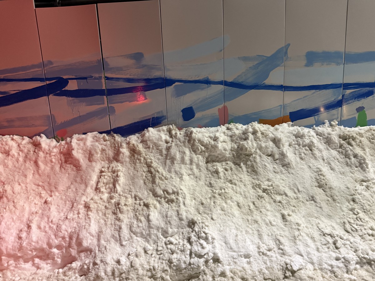 さっちゃんの絵、雪積もっているのもいいね