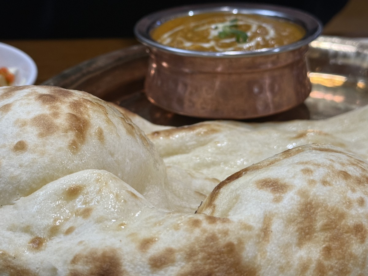 ヒマラヤの風のナン、雪山みたいだった