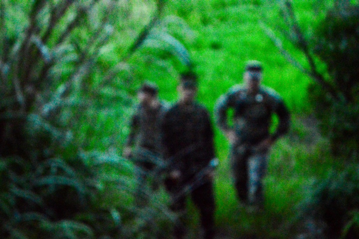 追ってきた米兵たち