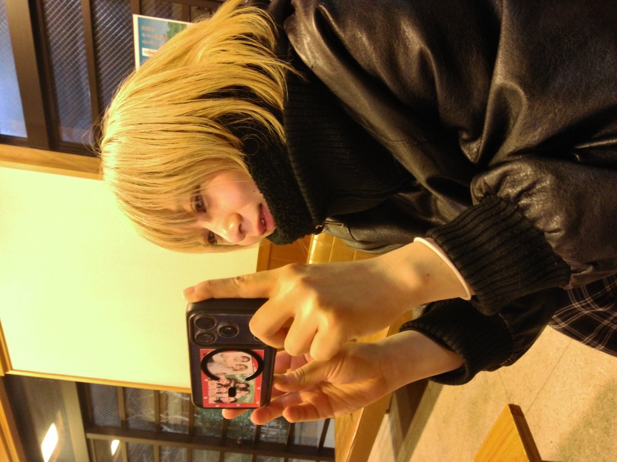 初詣、俺たちをとって嬉しそうなどんちゃん