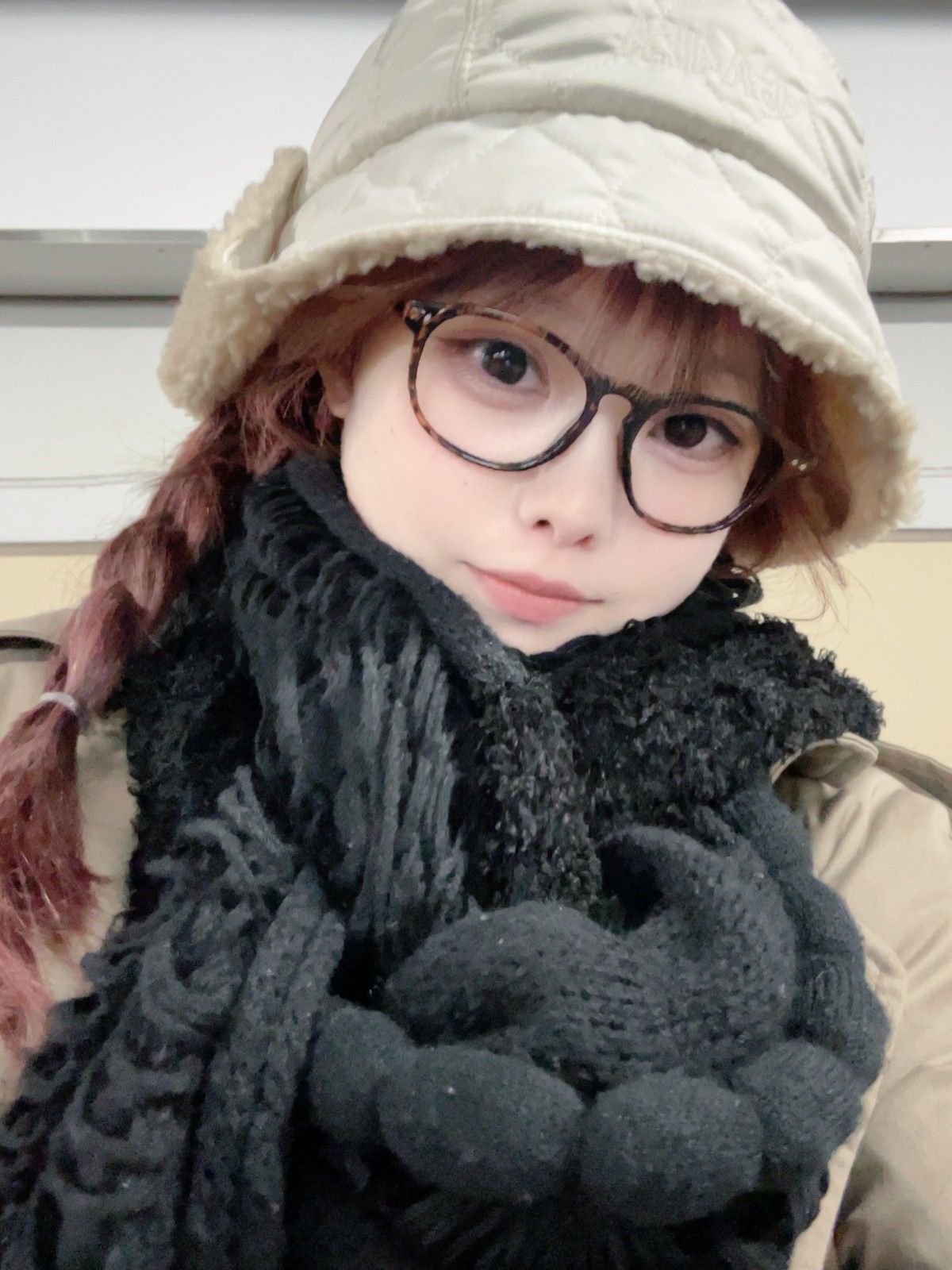 自信がないのが顕著、全然自撮りない（年末）