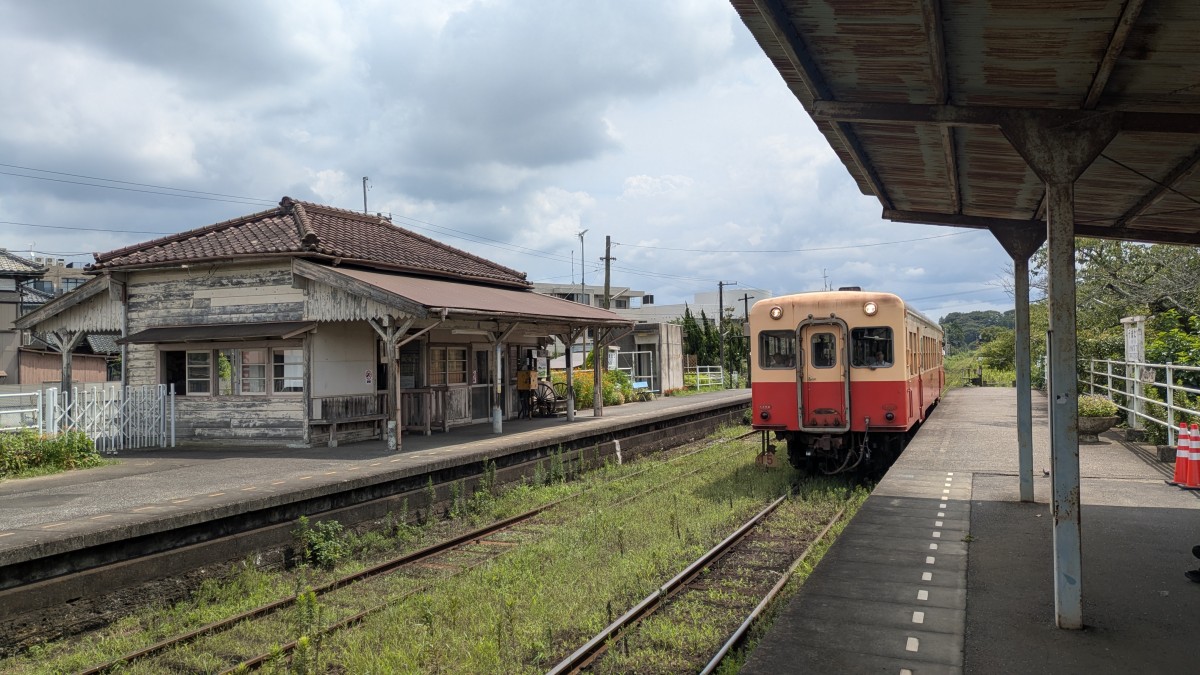 小湊鉄道・馬立駅。