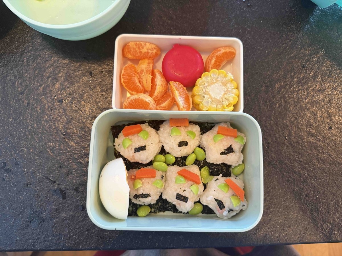 頑張って作った長女の弁当&hellip;w