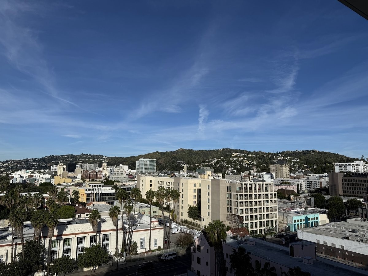 体調を崩す直前の、LAでの最終日の良すぎる天気