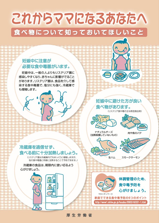 厚生労働省・リステリアによる食中毒