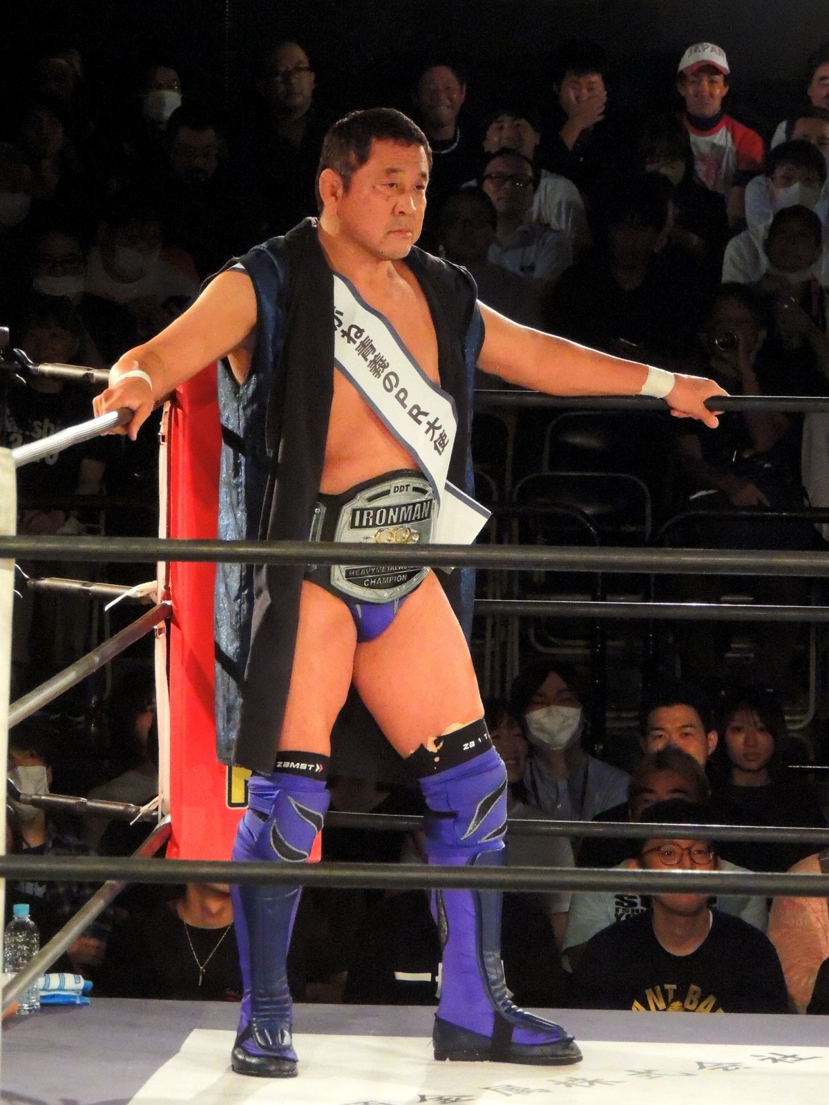 今、もっともアイアンマンのベルトが似合う男こと、超日本プロレス不動のエース・永田裕志