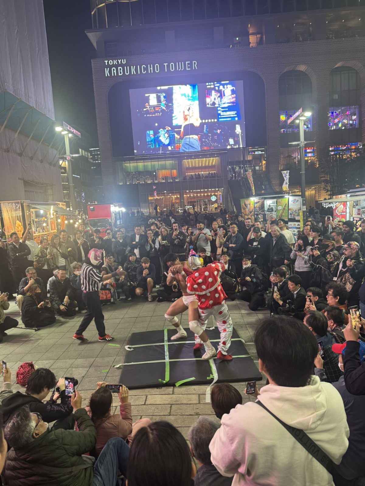 マットプロレスを開催した時の模様