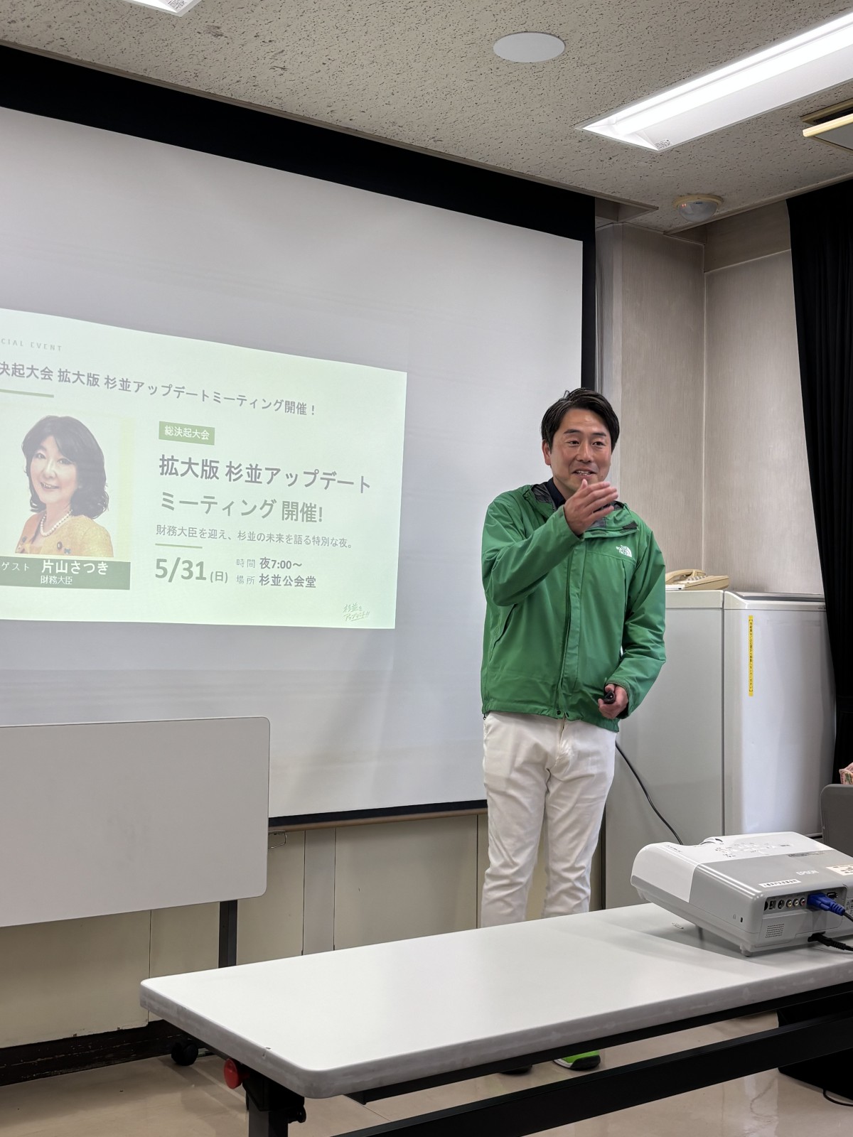 上高井戸であった大和田伸のミニ集会(2026年5月23日)