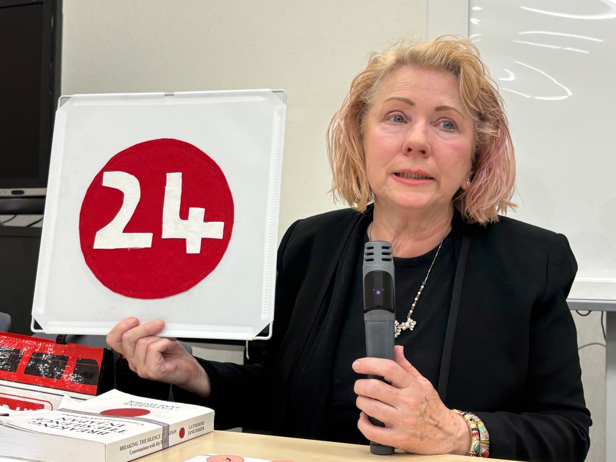 「私は２４年間、『日本人ファースト』を言い続けてきた」と語るジェーンさん。