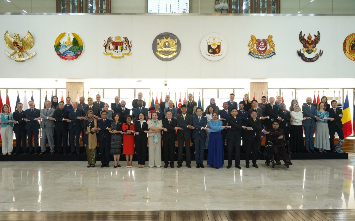 8月8日にジャカルタのASEAN本部で開かれた東南アジア友好協力条約(TAC)締結50周年記念式典(ASEANウェブサイトより)