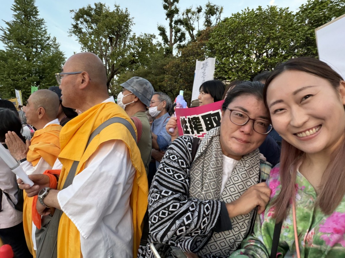 石嶺香織さんと再会の直後