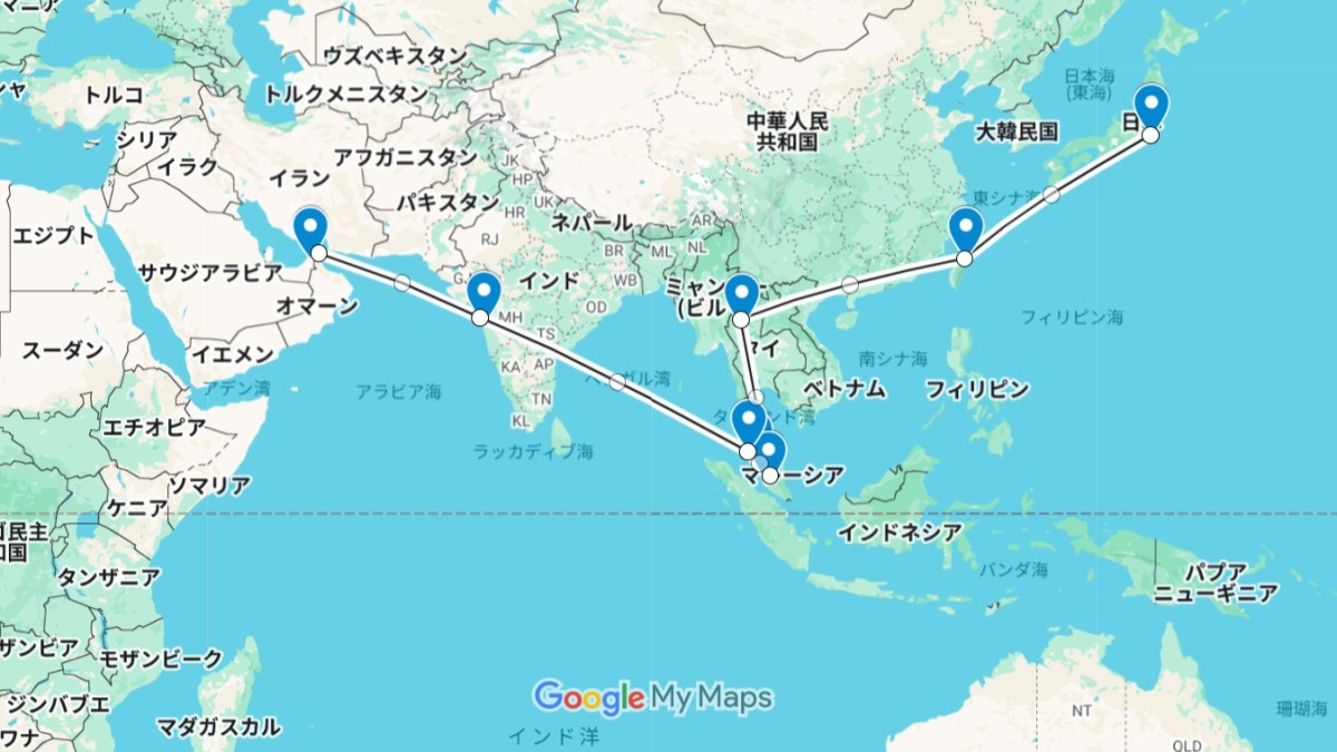 当時の避難ルート